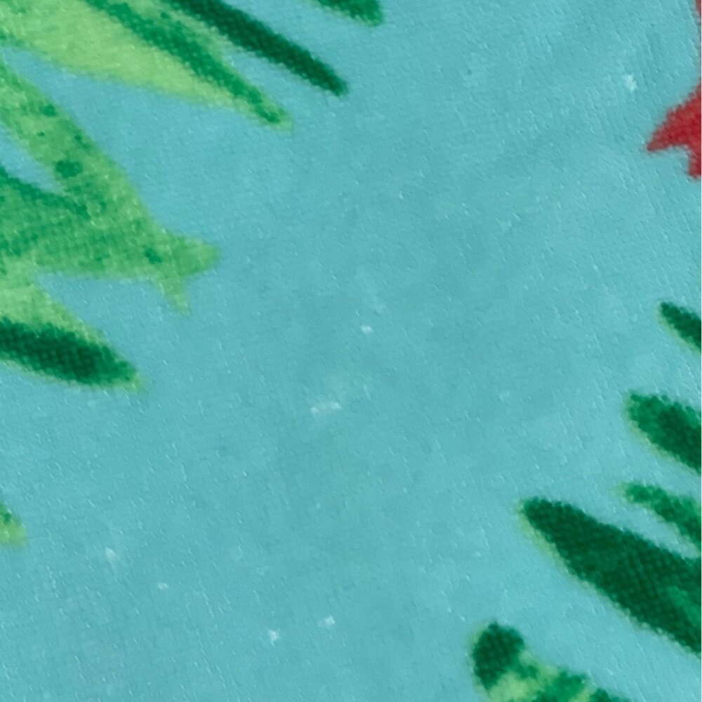 Blue Pink Flamingo Large Beach Towel Tropical Palm Leaf Pool Bath Cotton READ - Picture 10 of 16